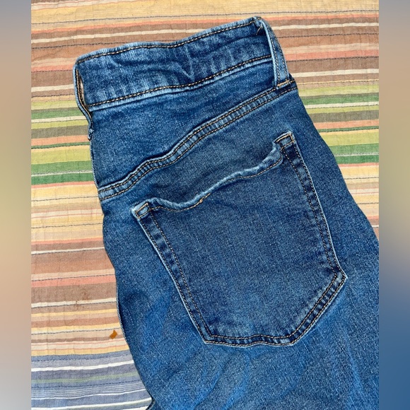 High Waisted Button Fly Straight Leg Jean - Picture 4 of 6